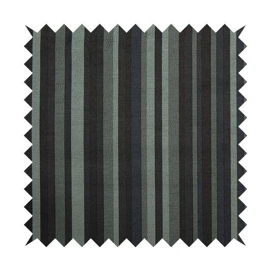 Pandora Vertical Stripes Pattern Soft Chenille Like Velvet Fabric Grey Charcoal Shade Colour