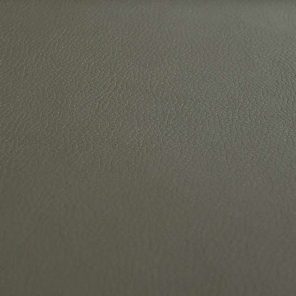 Paris Soft Medium Grey Faux Leather PU Grain Finish Look
