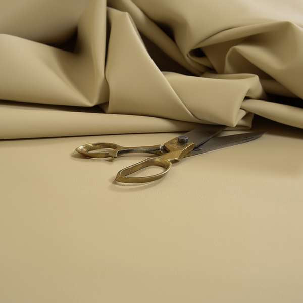 Paris Beige Soft Faux Leather PU Grain Finish Look