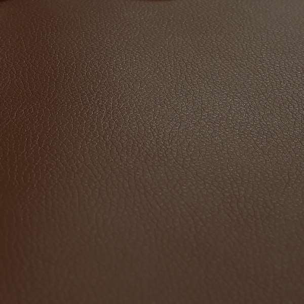 Paris Oak Brown Soft Faux Leather PU Grain Finish Look