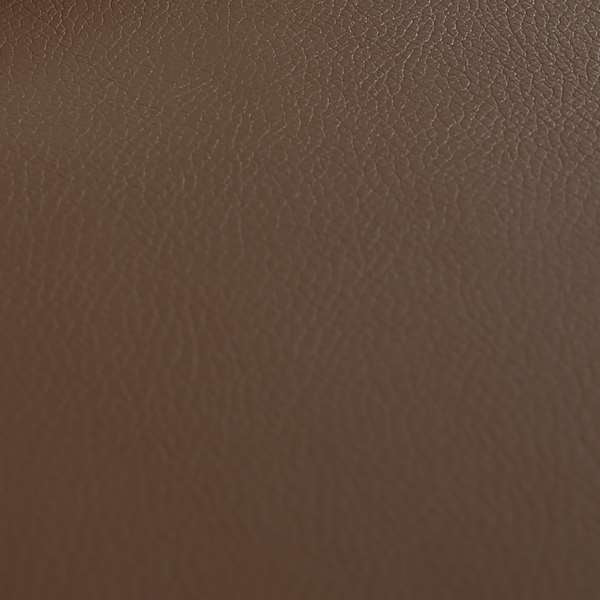 Paris Chestnut Brown Soft Faux Leather PU Grain Finish Look