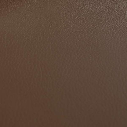 Paris Chestnut Brown Soft Faux Leather PU Grain Finish Look