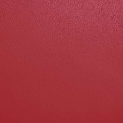 Paris Red Soft Faux Leather PU Grain Finish Look