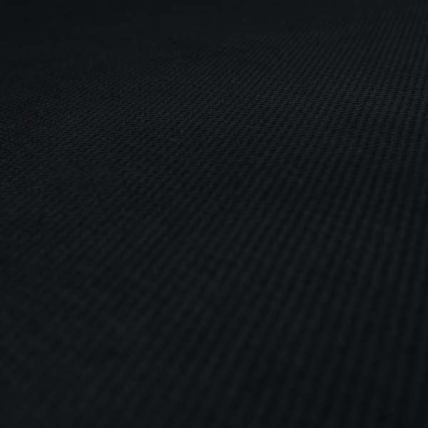 Patricia Soft Like Velvet Chenille Upholstery Fabric Black Colour - Roman Blinds