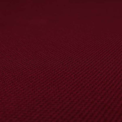 Patricia Soft Like Velvet Chenille Upholstery Fabric Red Colour - Made To Measure Curtains