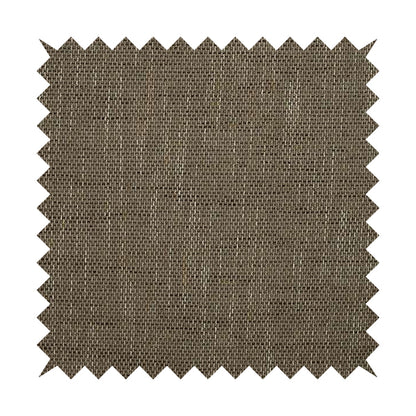 Perth Hopsack Textured Chenille Upholstery Fabric Caramel Brown Colour - Roman Blinds