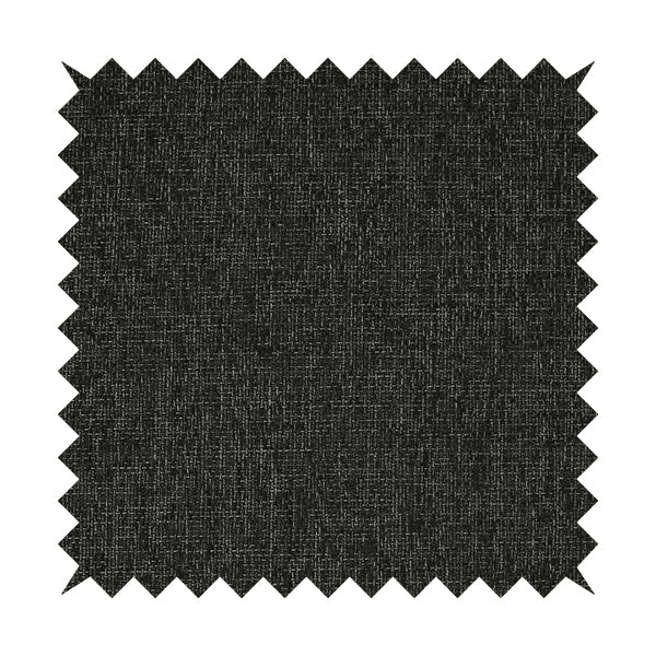 Perth Hopsack Textured Chenille Upholstery Fabric Charcoal Grey Colour - Handmade Cushions