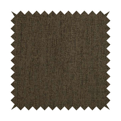 Perth Hopsack Textured Chenille Upholstery Fabric Brown Colour - Roman Blinds