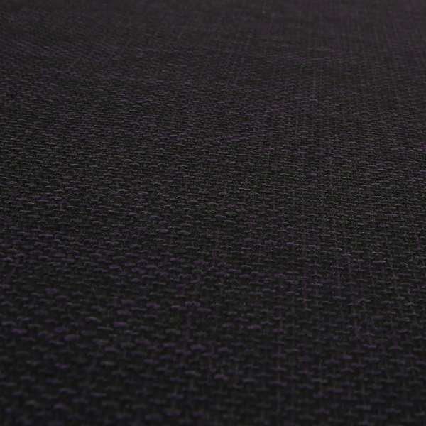 Perth Hopsack Textured Chenille Upholstery Fabric Purple Colour