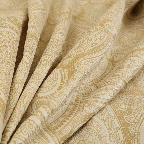 Phoenix Laser Cut Pattern Soft Velveteen White Velvet Material Upholstery Curtains Fabric - Roman Blinds