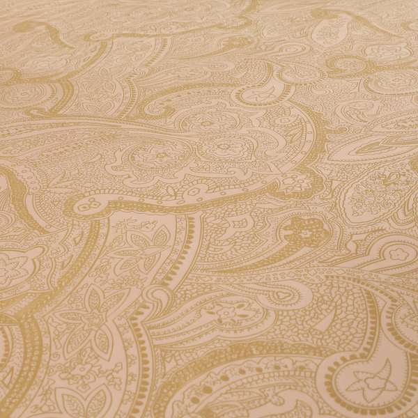 Phoenix Laser Cut Pattern Soft Velveteen Blush Pink Velvet Material Upholstery Curtains Fabric - Made To Measure Curtains