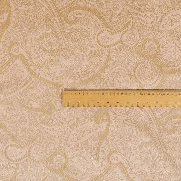 Phoenix Laser Cut Pattern Soft Velveteen Blush Pink Velvet Material Upholstery Curtains Fabric - Made To Measure Curtains