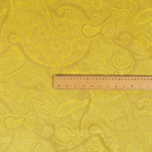 Phoenix Laser Cut Pattern Soft Velveteen Yellow Velvet Material Upholstery Curtains Fabric - Handmade Cushions