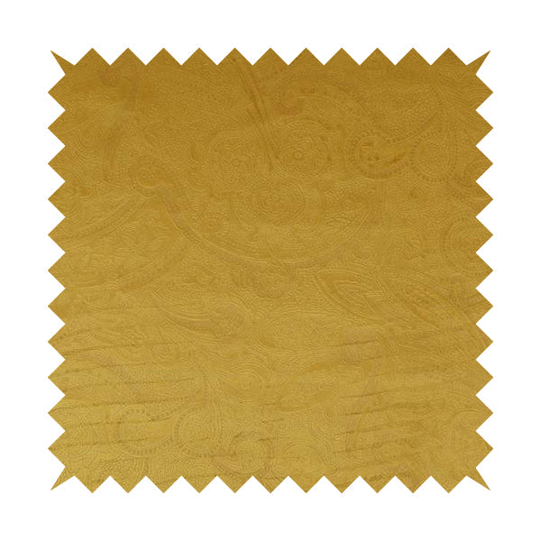 Phoenix Laser Cut Pattern Soft Velveteen Dusty Golden Velvet Material Upholstery Curtains Fabric - Roman Blinds