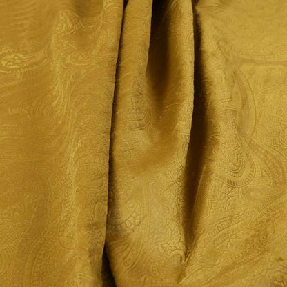 Phoenix Laser Cut Pattern Soft Velveteen Dusty Golden Velvet Material Upholstery Curtains Fabric - Roman Blinds