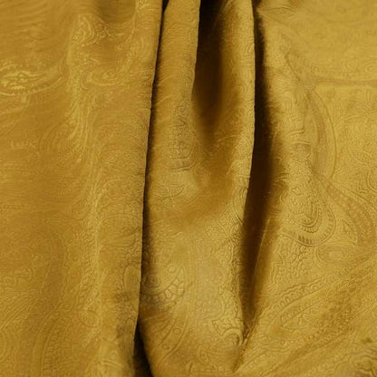 Phoenix Laser Cut Pattern Soft Velveteen Dusty Golden Velvet Material Upholstery Curtains Fabric - Made To Measure Curtains