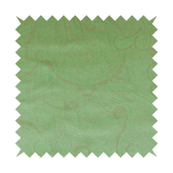 Phoenix Laser Cut Pattern Soft Velveteen Apple Green Velvet Material Upholstery Curtains Fabric - Roman Blinds