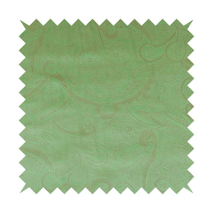 Phoenix Laser Cut Pattern Soft Velveteen Apple Green Velvet Material Upholstery Curtains Fabric - Roman Blinds