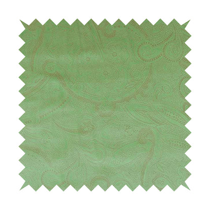 Phoenix Laser Cut Pattern Soft Velveteen Apple Green Velvet Material Upholstery Curtains Fabric