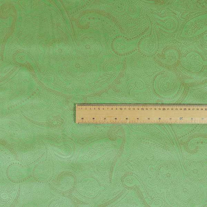 Phoenix Laser Cut Pattern Soft Velveteen Apple Green Velvet Material Upholstery Curtains Fabric - Roman Blinds