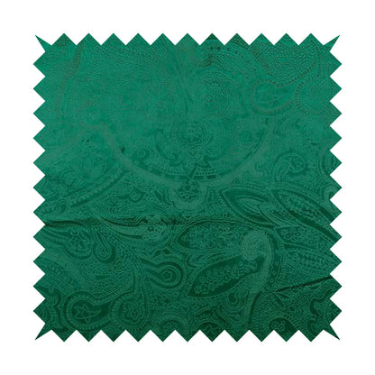 Phoenix Laser Cut Pattern Soft Velveteen Forest Green Velvet Material Upholstery Curtains Fabric - Made To Measure Curtains