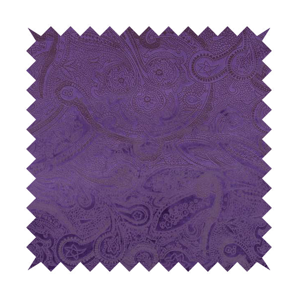 Phoenix Laser Cut Pattern Soft Velveteen Purple Velvet Material Upholstery Curtains Fabric - Made To Measure Curtains