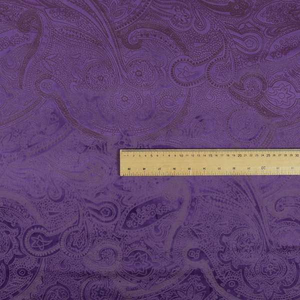 Phoenix Laser Cut Pattern Soft Velveteen Purple Velvet Material Upholstery Curtains Fabric - Handmade Cushions