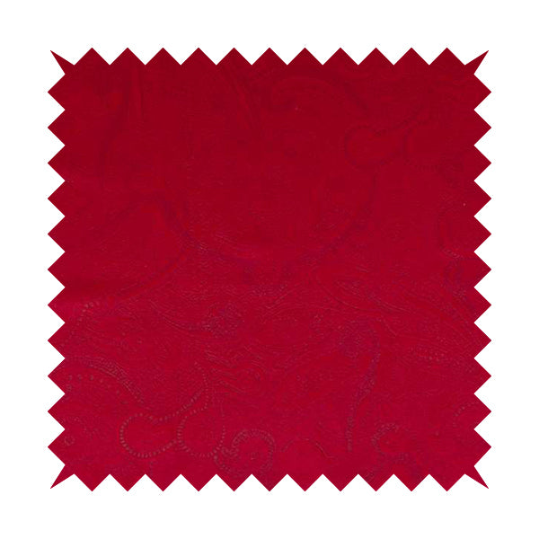 Phoenix Laser Cut Pattern Soft Velveteen Red Velvet Material Upholstery Curtains Fabric - Made To Measure Curtains