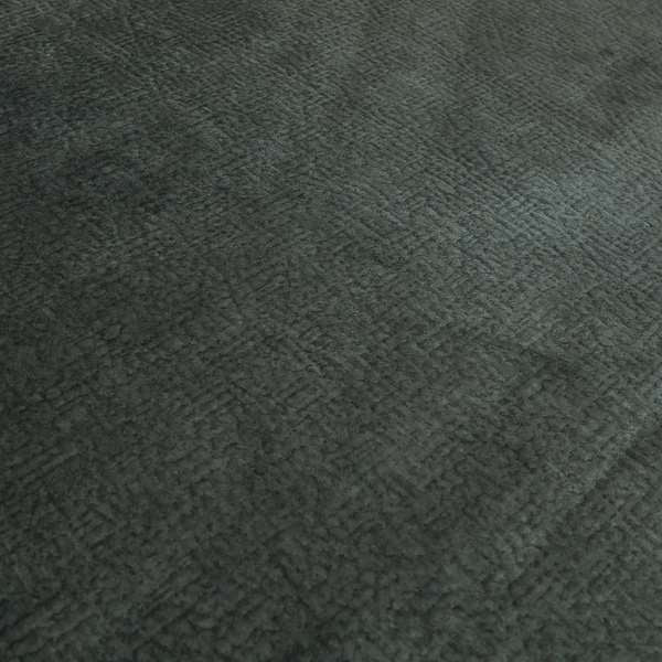 Plaza Opulence Soft Textured Velvet Furnishing Fabric In Black
