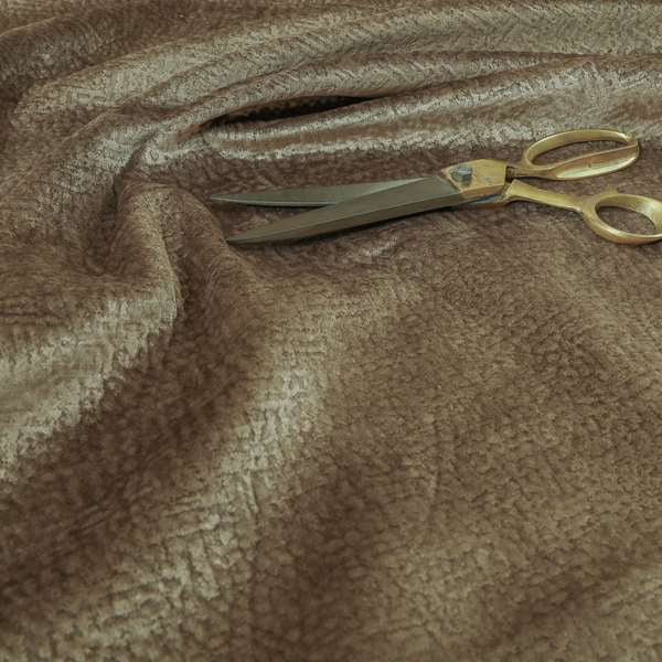 Plaza Opulence Soft Textured Velvet Furnishing Fabric In Chocolate Brown - Handmade Cushions