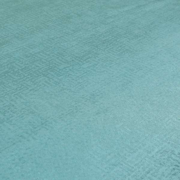 Plaza Opulence Soft Textured Velvet Furnishing Fabric In Sky Blue - Roman Blinds