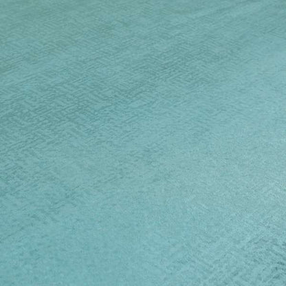 Plaza Opulence Soft Textured Velvet Furnishing Fabric In Sky Blue - Roman Blinds