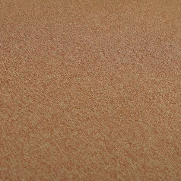 Prague Flat Weave Plain Dual Purpose Upholstery Curtain Orange Fabric