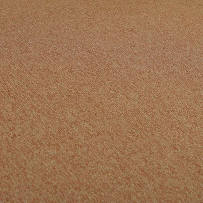 Prague Flat Weave Plain Dual Purpose Upholstery Curtain Orange Fabric