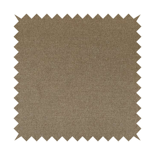 Prague Flat Weave Plain Dual Purpose Upholstery Curtain Brown Fabric