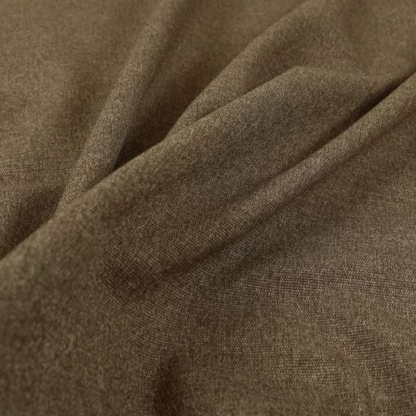 Prague Flat Weave Plain Dual Purpose Upholstery Curtain Brown Fabric - Roman Blinds