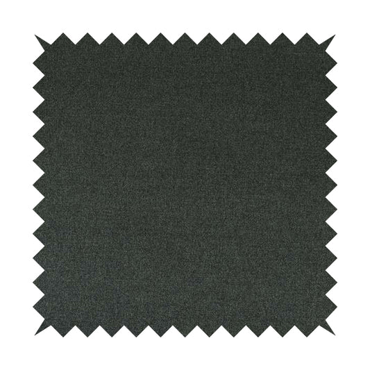 Prague Flat Weave Plain Dual Purpose Upholstery Curtain Black Grey Fabric