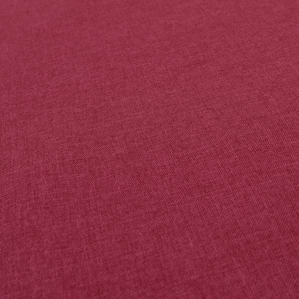 Soft Thin Linen Effect Plain Pink Colour Chenille Upholstery Fabric RM101015-03