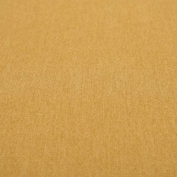 Rachel Soft Texture Chenille Upholstery Fabric Golden Yellow Colour