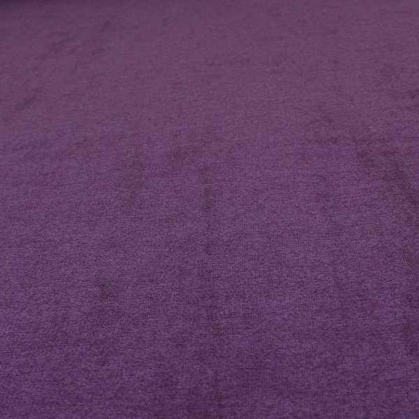 Rachel Soft Texture Chenille Upholstery Fabric Purple Colour