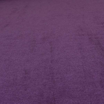 Rachel Soft Texture Chenille Upholstery Fabric Purple Colour