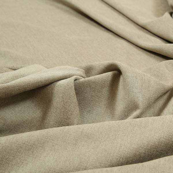 Rachel Soft Texture Chenille Upholstery Fabric Taupe Bizon Brown Colour - Roman Blinds