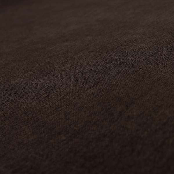 Rachel Soft Texture Chenille Upholstery Fabric Brown Colour - Made To Measure Curtains