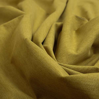 Rachel Soft Texture Chenille Upholstery Fabric Yellow Colour - Handmade Cushions