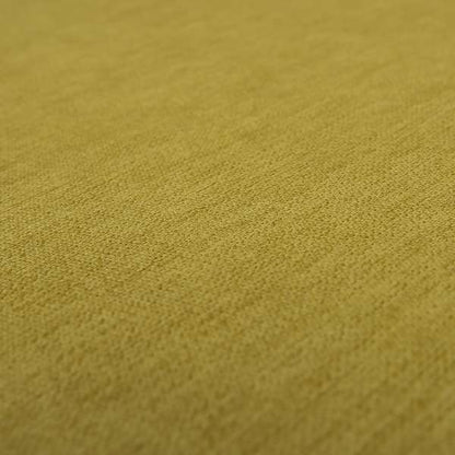 Rachel Soft Texture Chenille Upholstery Fabric Yellow Colour