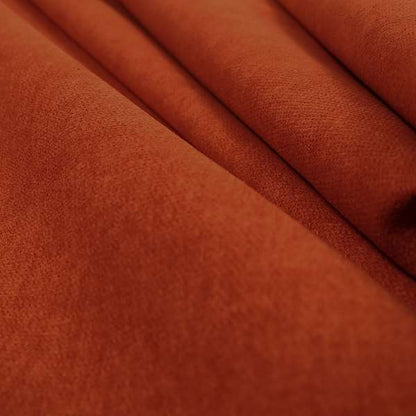 Rachel Soft Texture Chenille Upholstery Fabric Orange Colour - Handmade Cushions