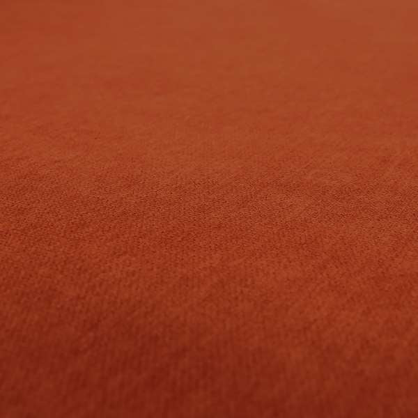 Rachel Soft Texture Chenille Upholstery Fabric Orange Colour - Handmade Cushions