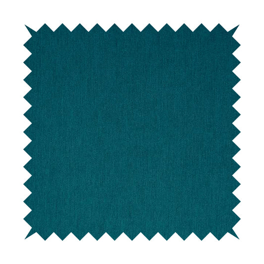 Rachel Soft Texture Chenille Upholstery Fabric Teal Blue Colour