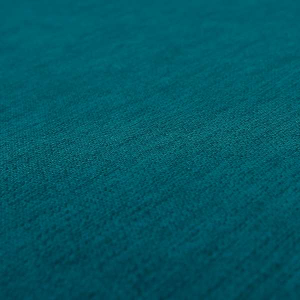 Rachel Soft Texture Chenille Upholstery Fabric Teal Blue Colour - Roman Blinds