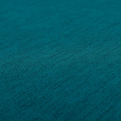 Rachel Soft Texture Chenille Upholstery Fabric Teal Blue Colour - Roman Blinds